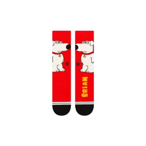 Stance Socks The Dog Red