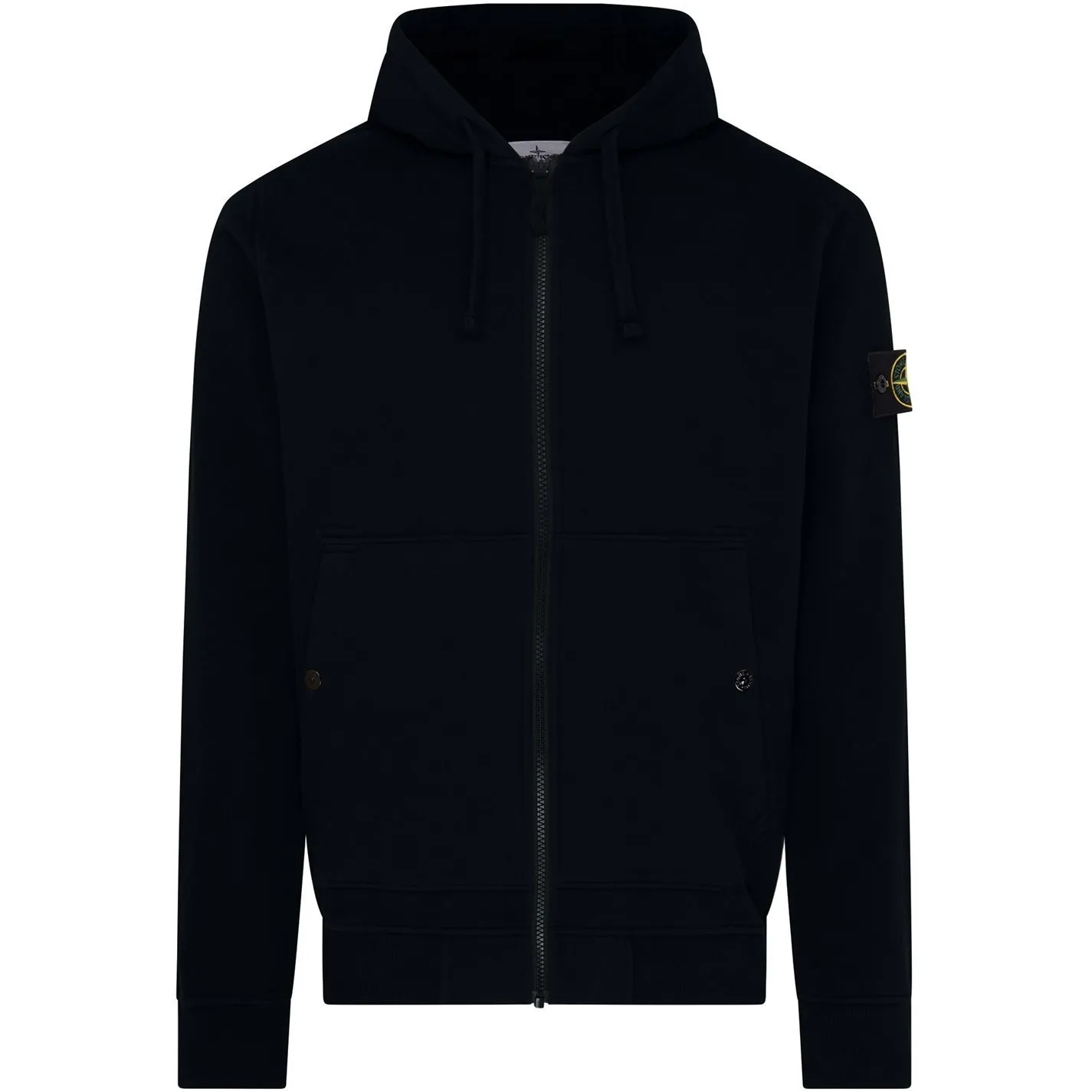 STONE ISLAND  |Street Style Long Sleeves Plain Cotton Logo Sweaters