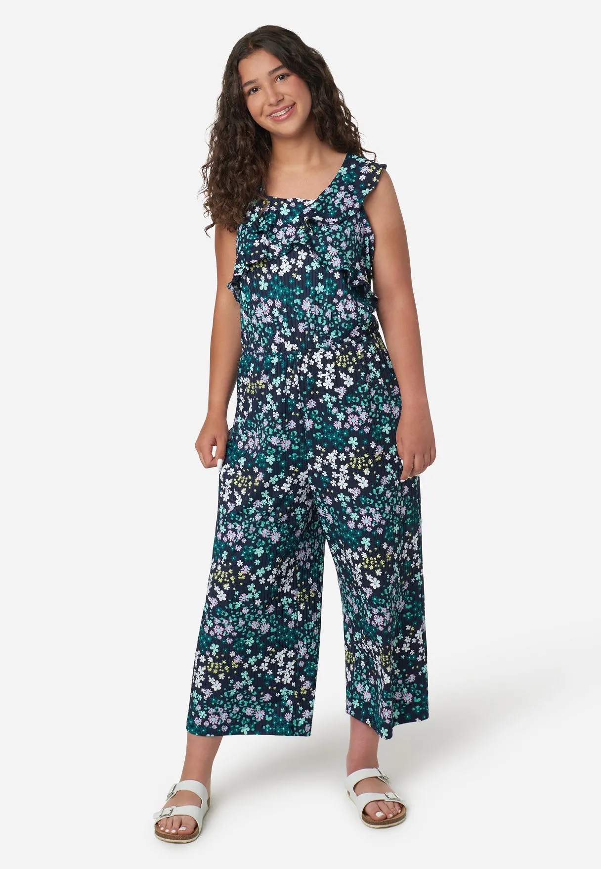 Summer Vibes Ruffle Jumpsuit