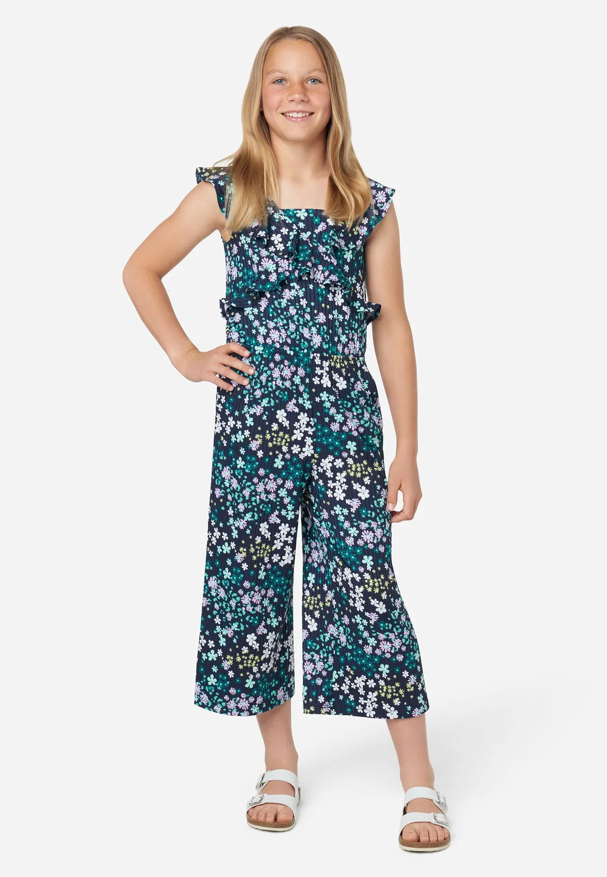 Summer Vibes Ruffle Jumpsuit