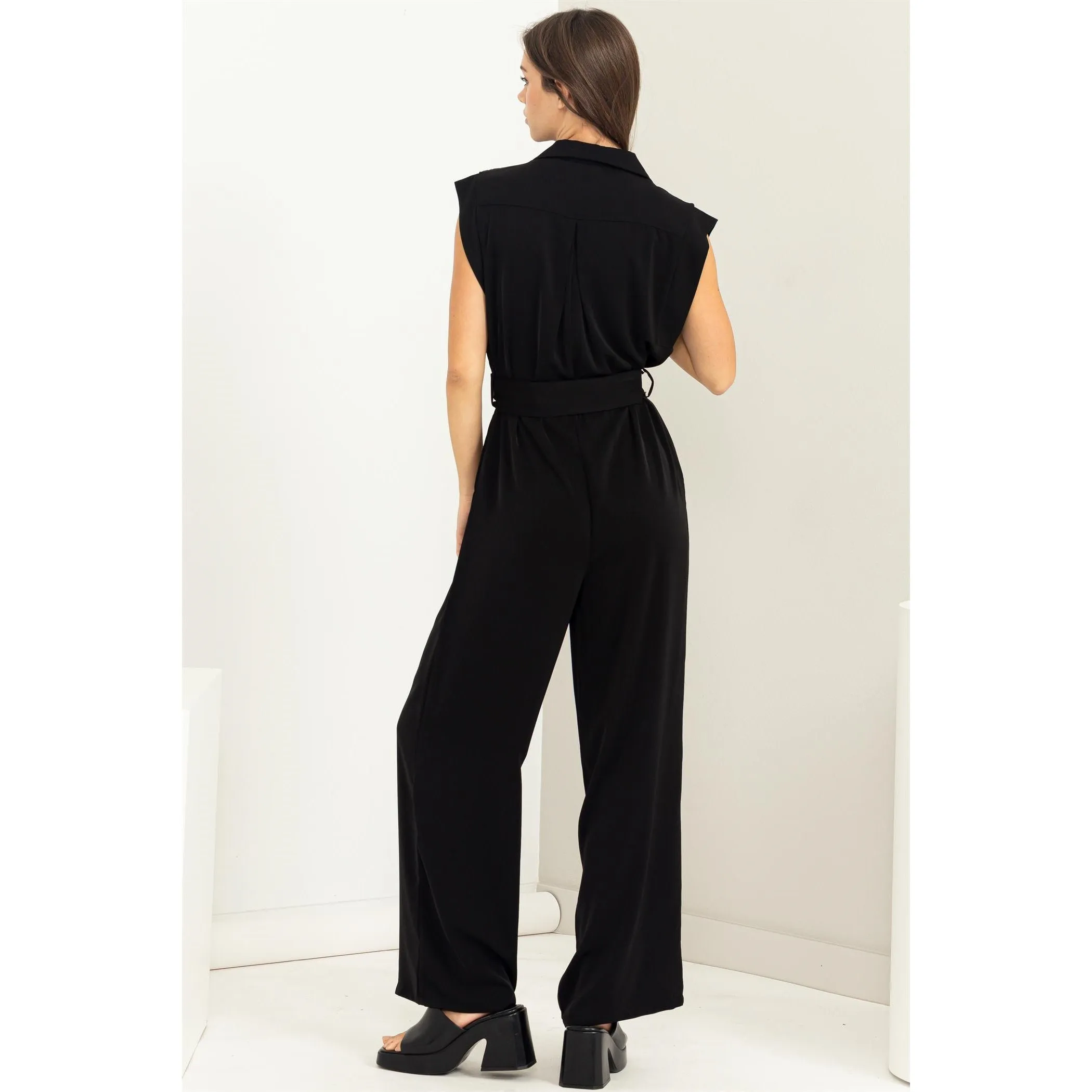 Sweet Pea Sleeveless Jumpsuit