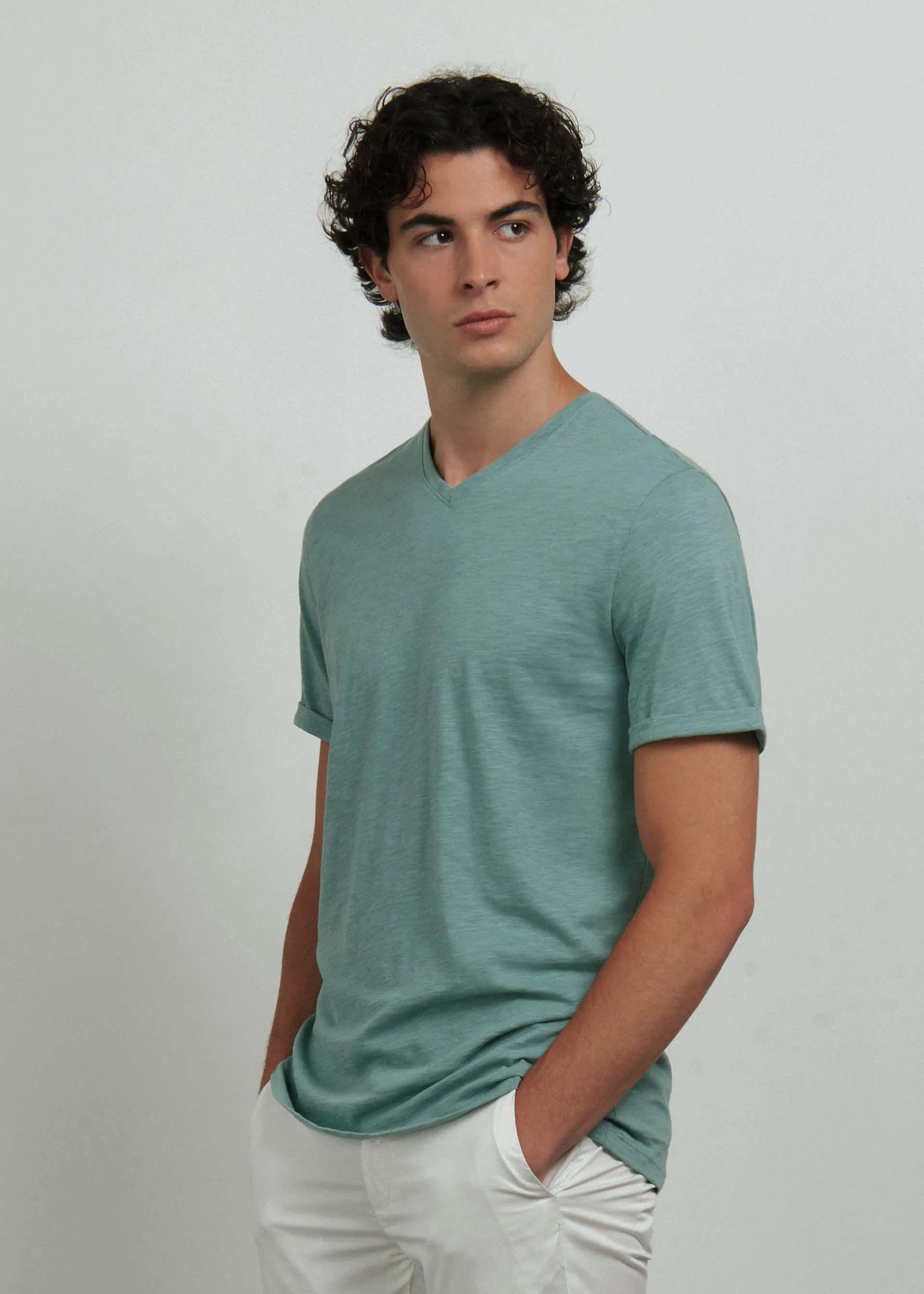 T shirt basic puro cotone