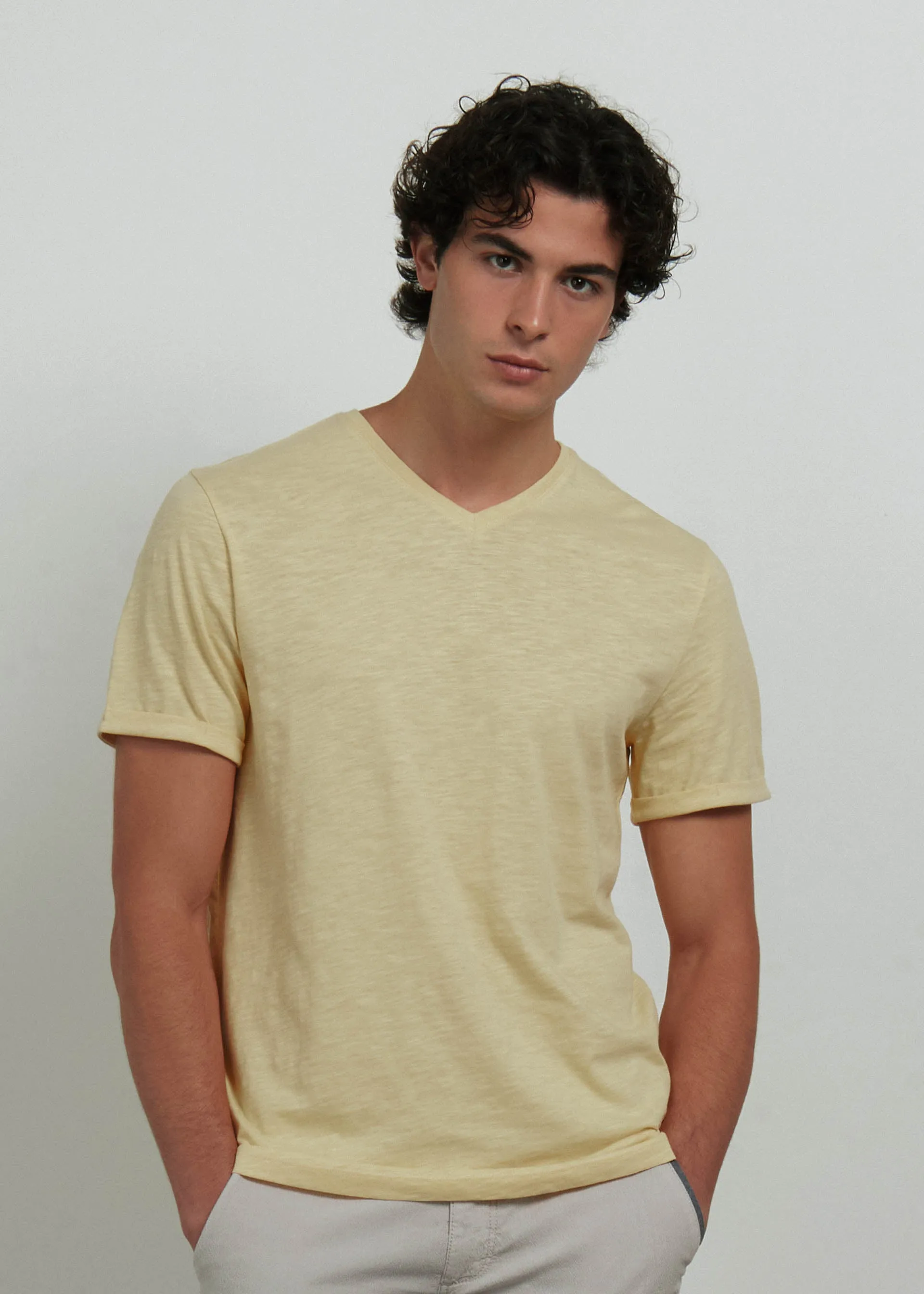 T shirt basic puro cotone