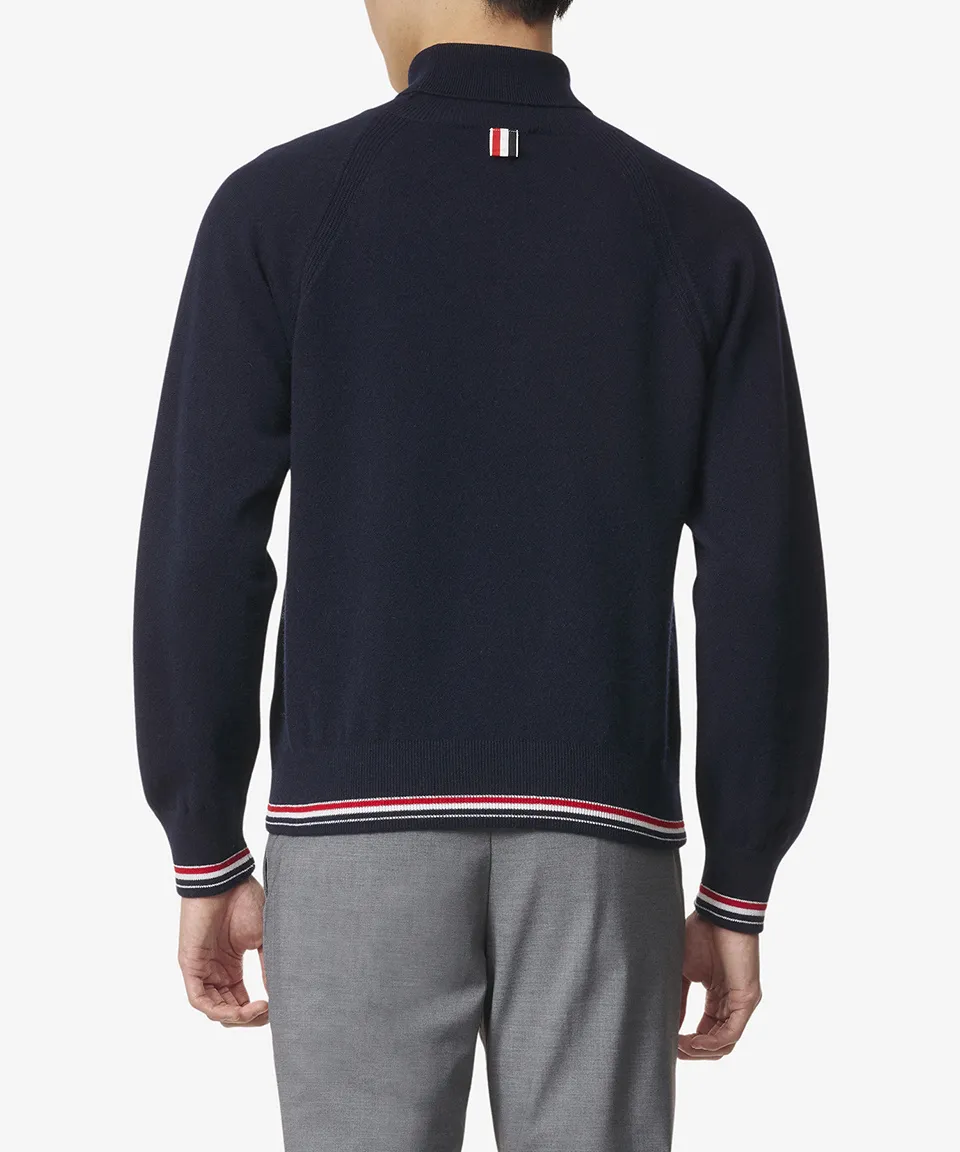 THOM BROWNE  |Cashmere Street Style Long Sleeves Plain Logo Designers