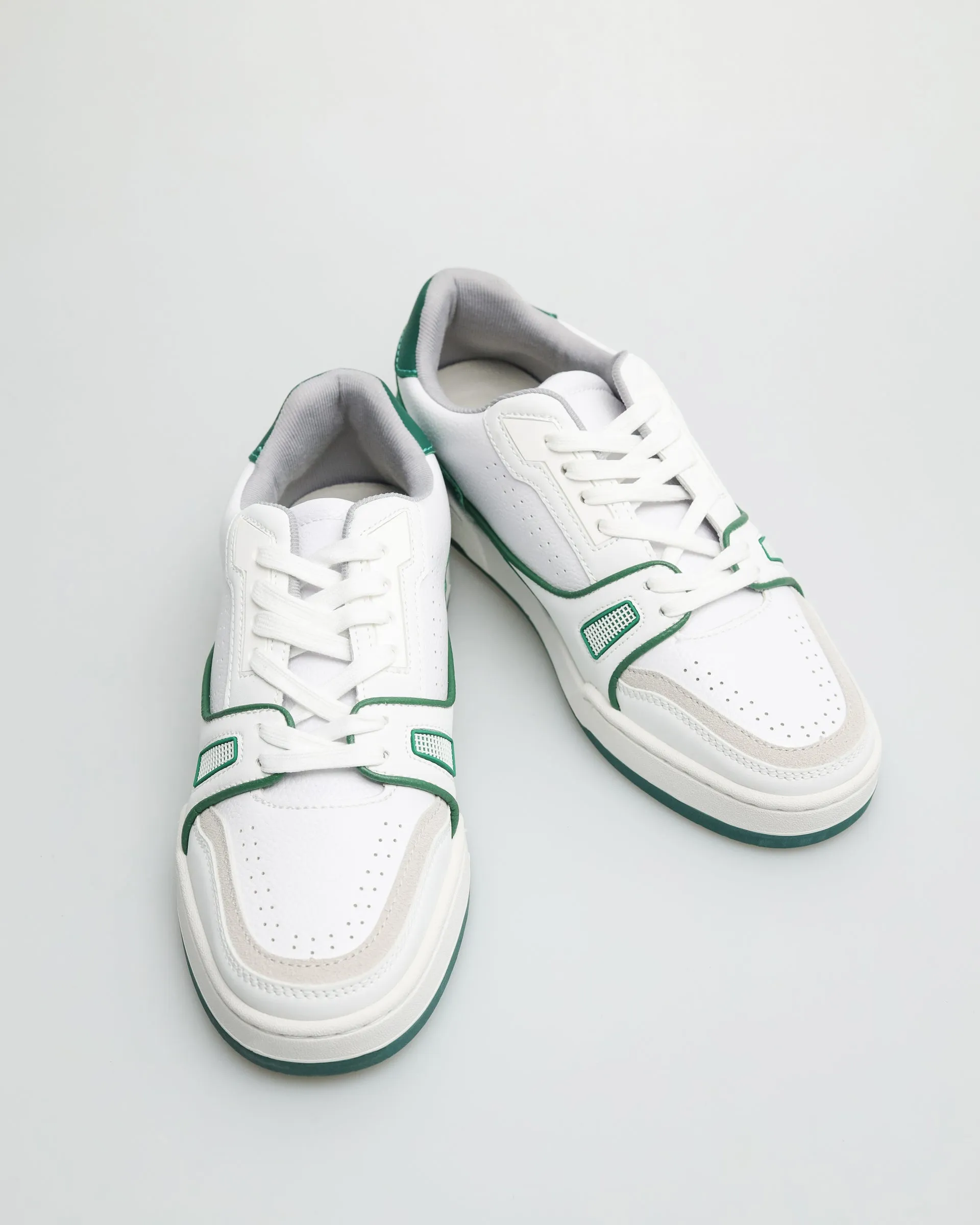 Tomaz C611 Men's Sneakers (White/Green)