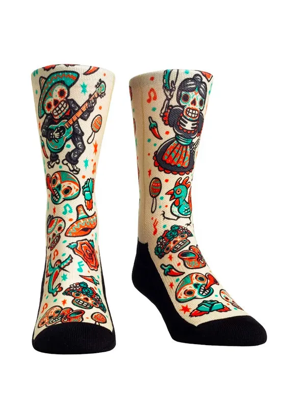 Unisex Danza Esqueleto Socks