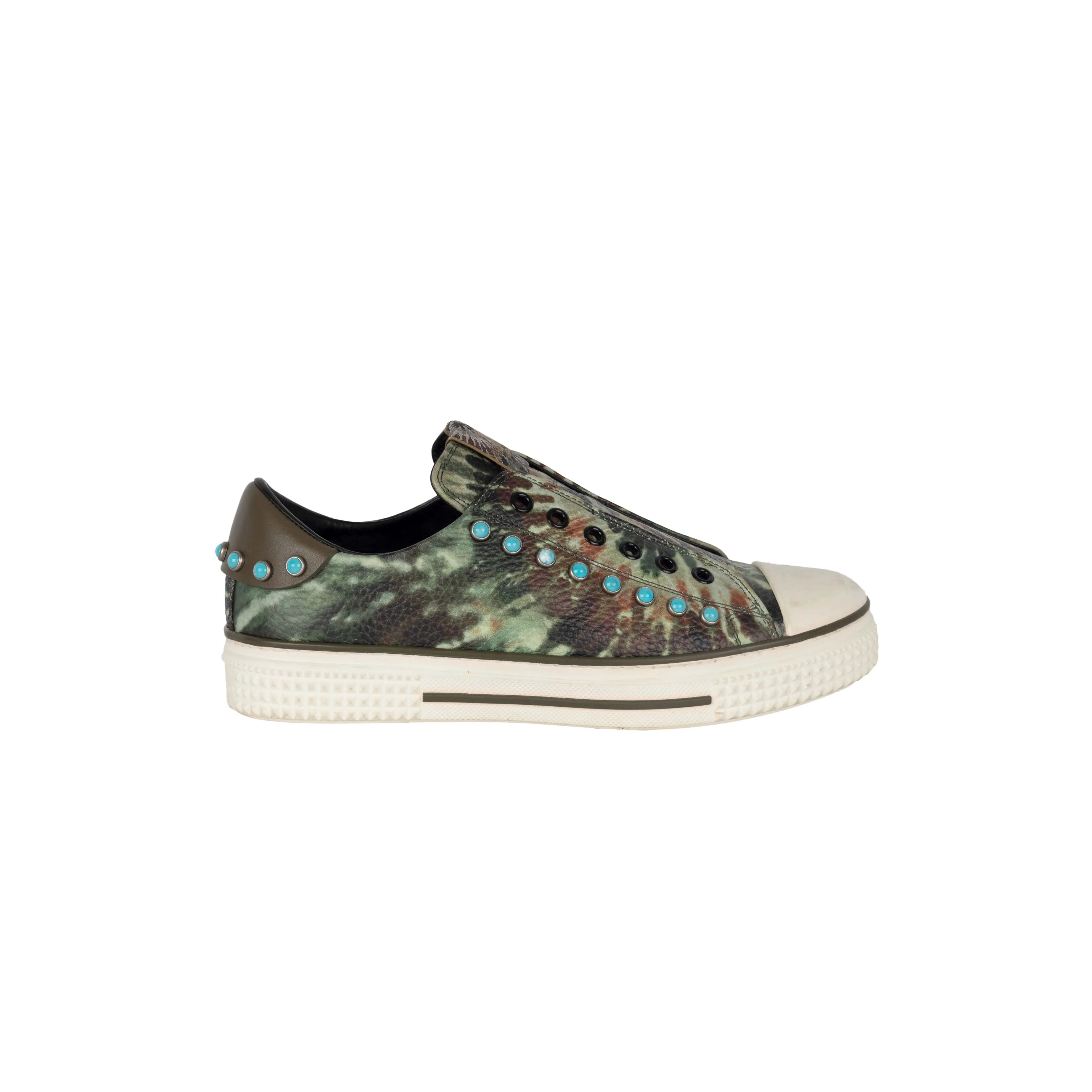 Valentino Rockstud Tie-dye Sneakers - '10s