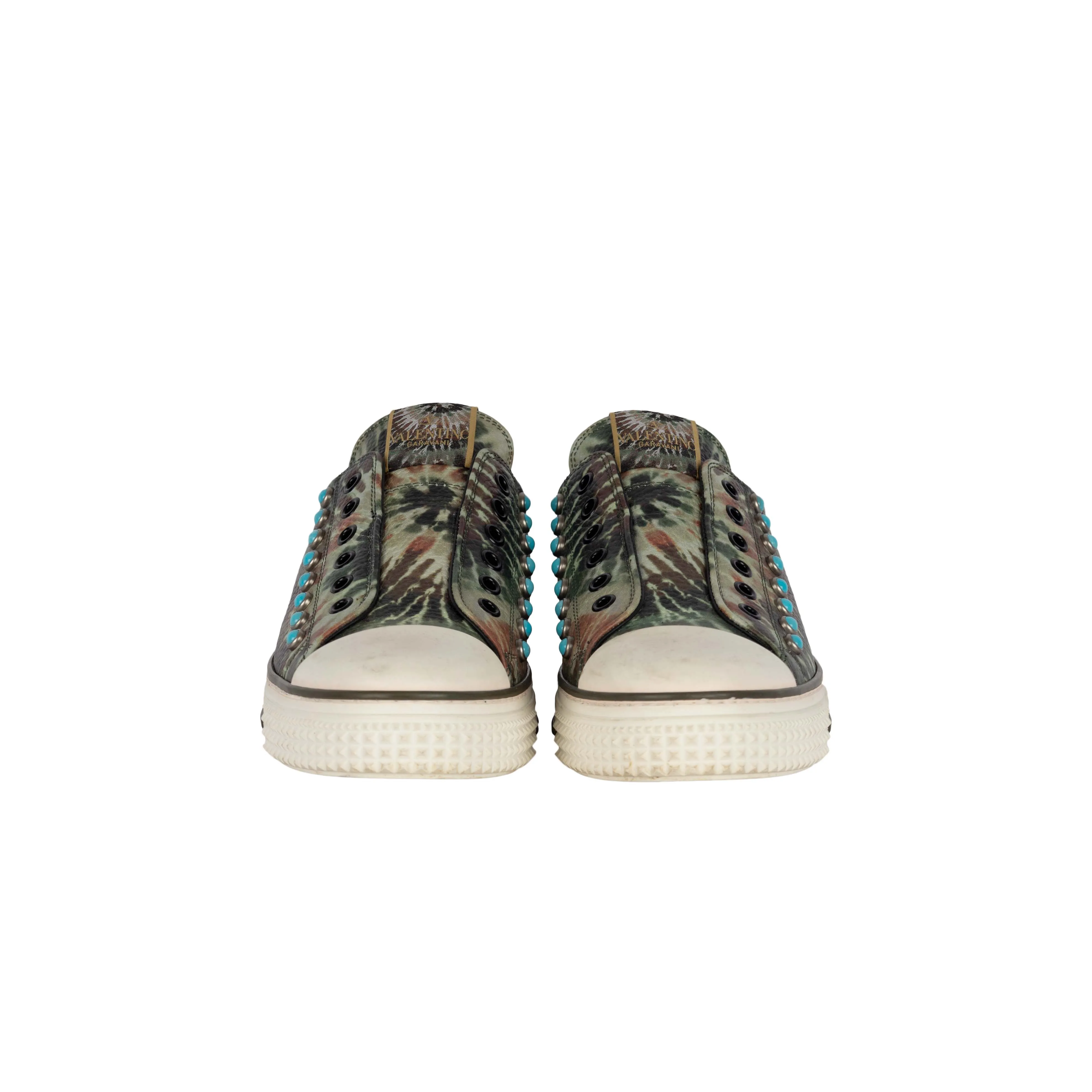 Valentino Rockstud Tie-dye Sneakers - '10s