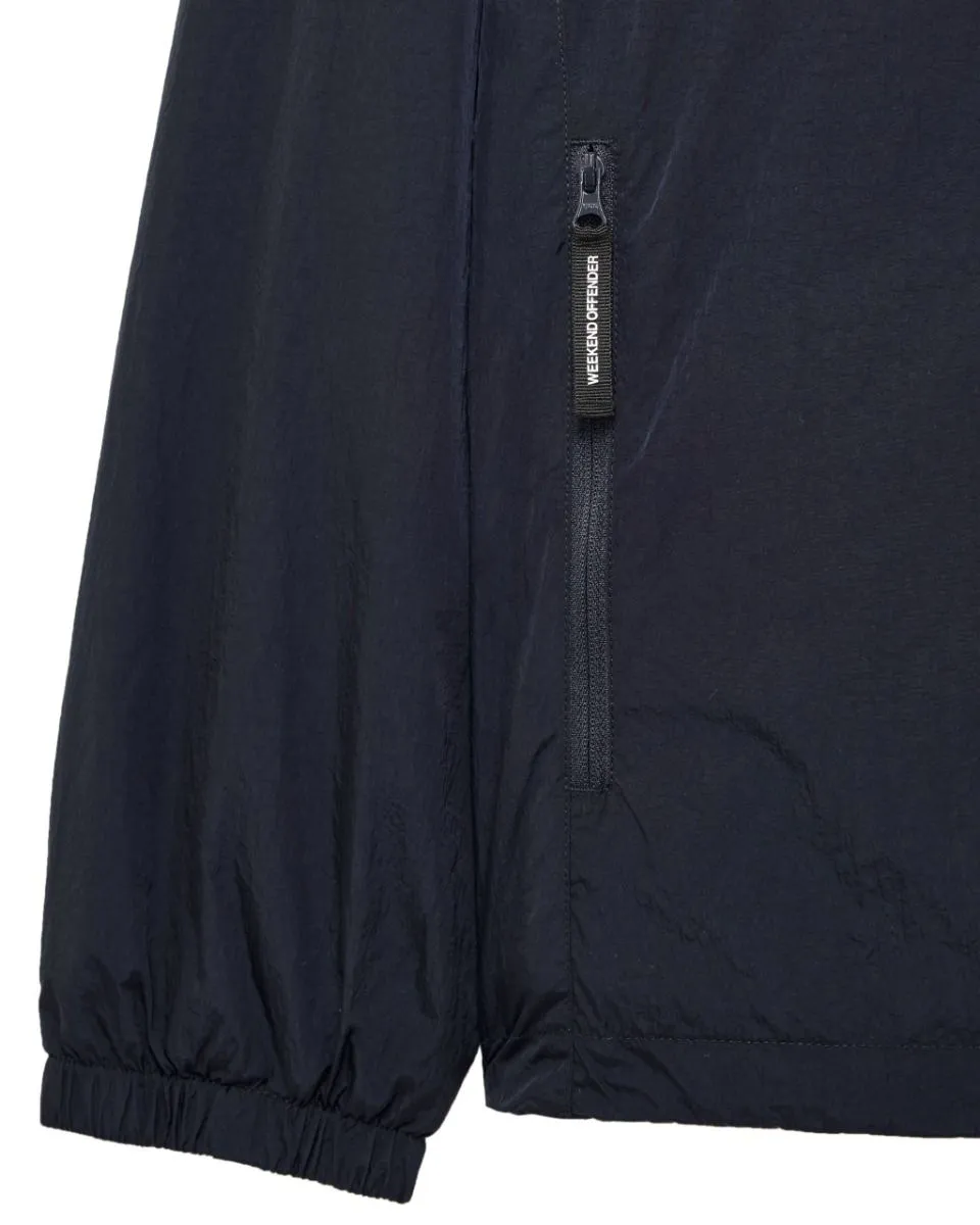 Weekend Offender Technician Facemask Fleece Lined Jacket Navy