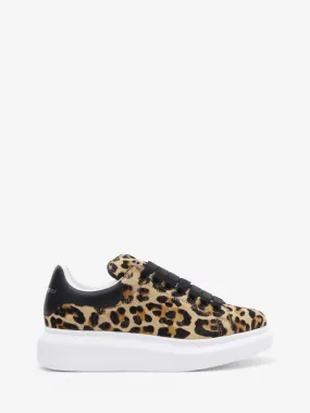 Women's Oversized Sneaker in Leopard/black