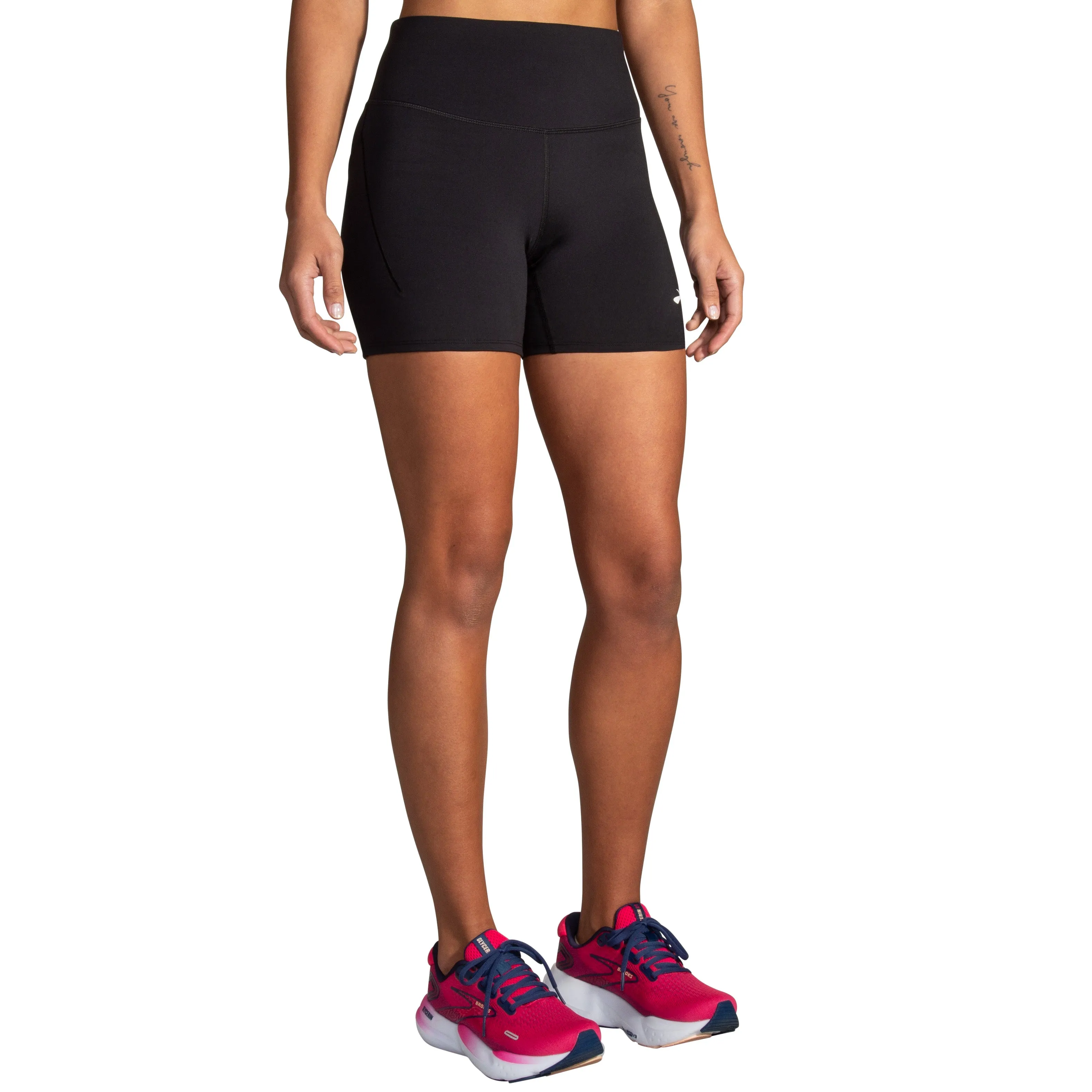 WOMENS SPARK 5 SHORT TIGHT - 001 BLACK