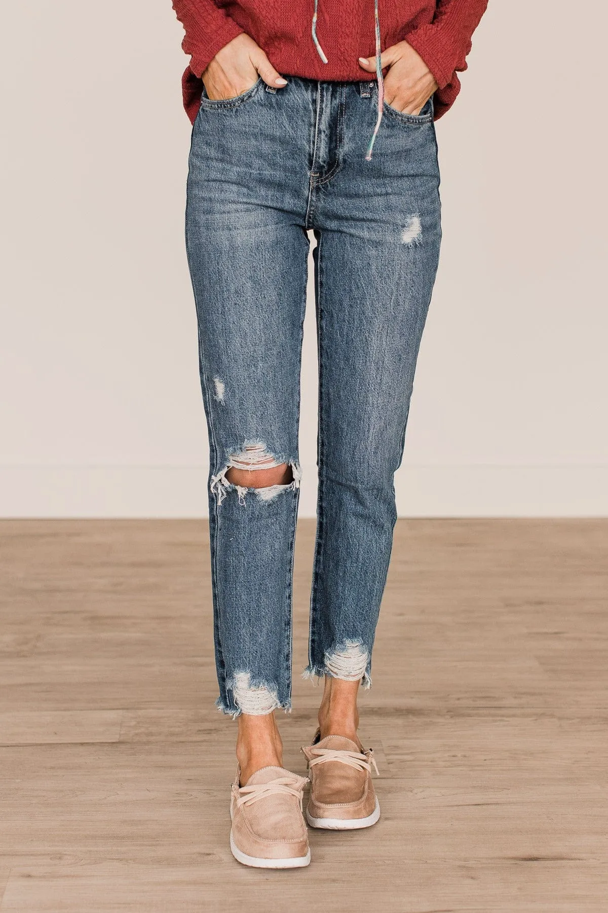 YMI Slim Straight Jeans- Jocelyn Wash