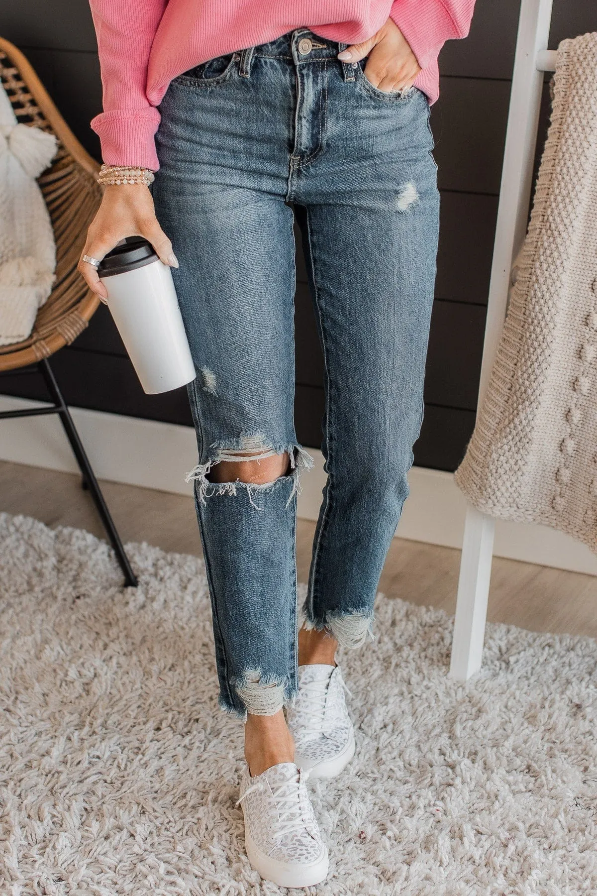 YMI Slim Straight Jeans- Jocelyn Wash