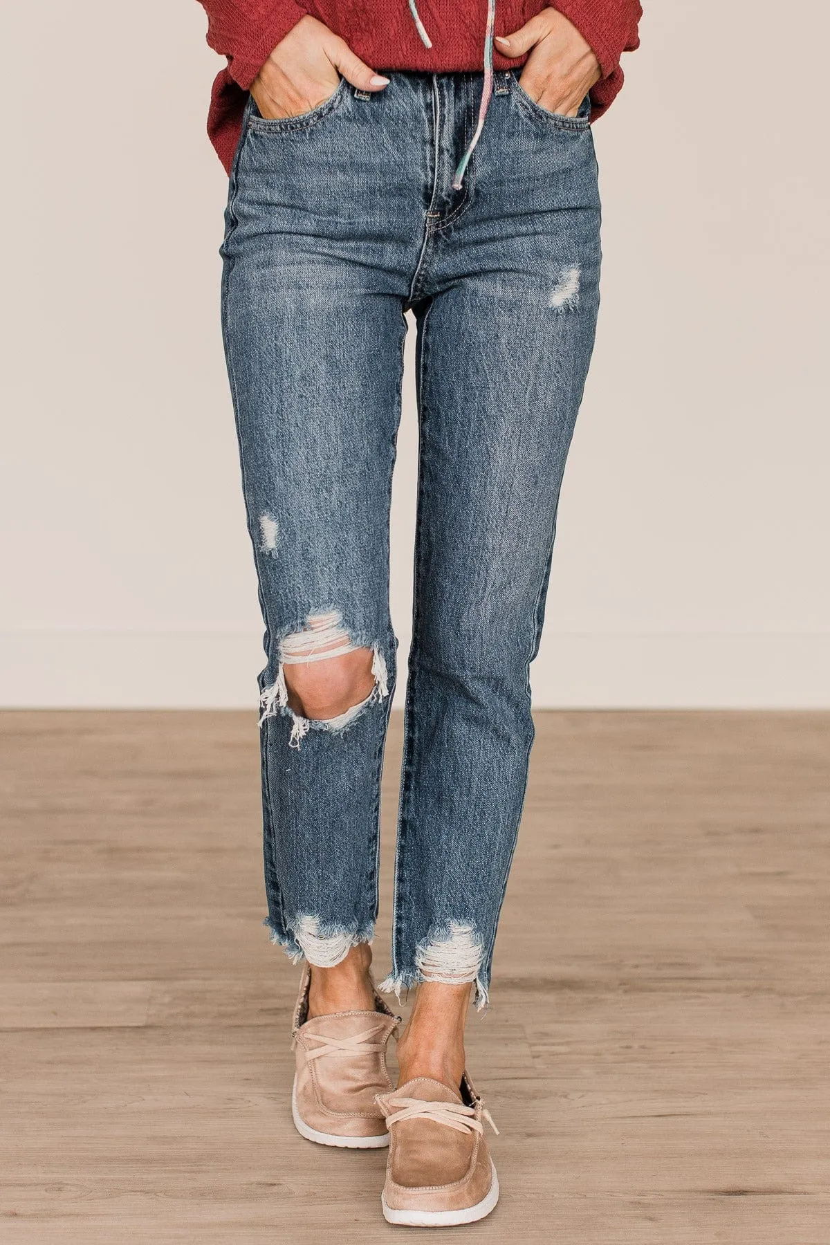 YMI Slim Straight Jeans- Jocelyn Wash