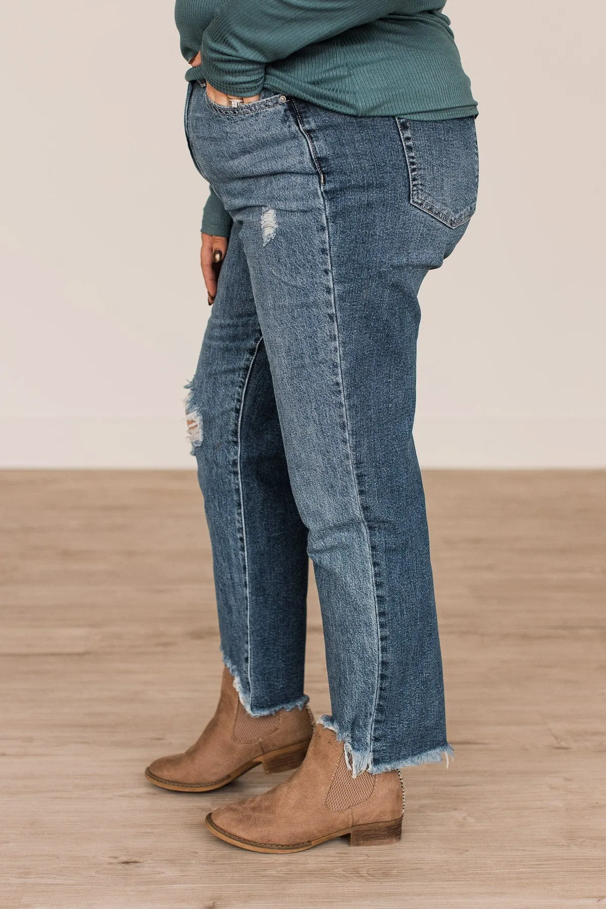 YMI Slim Straight Jeans- Jocelyn Wash