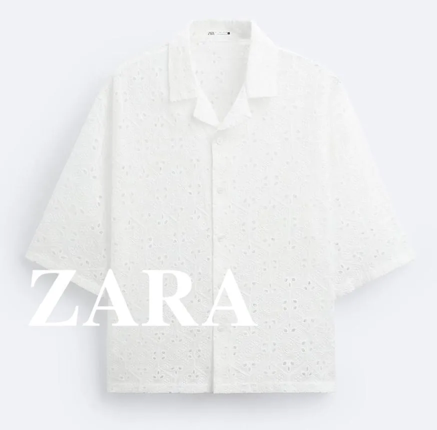 ZARA  |Short Sleeves Shirts