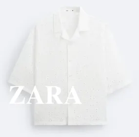 ZARA  |Short Sleeves Shirts